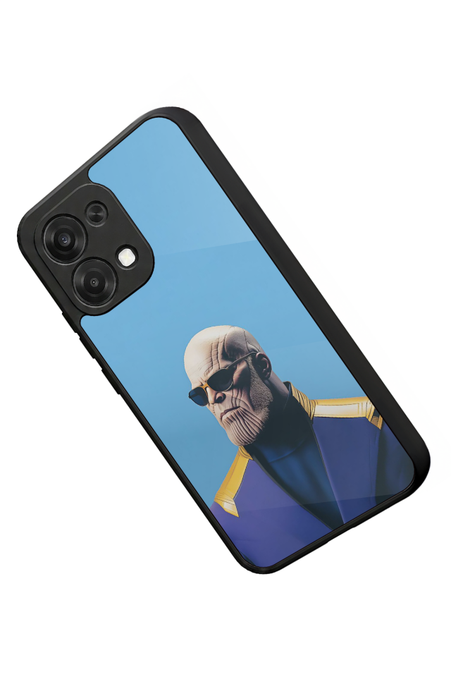 Oppo A6 Pro Uyumlu Thanos Tasarımlı Glossy Premium Kılıf