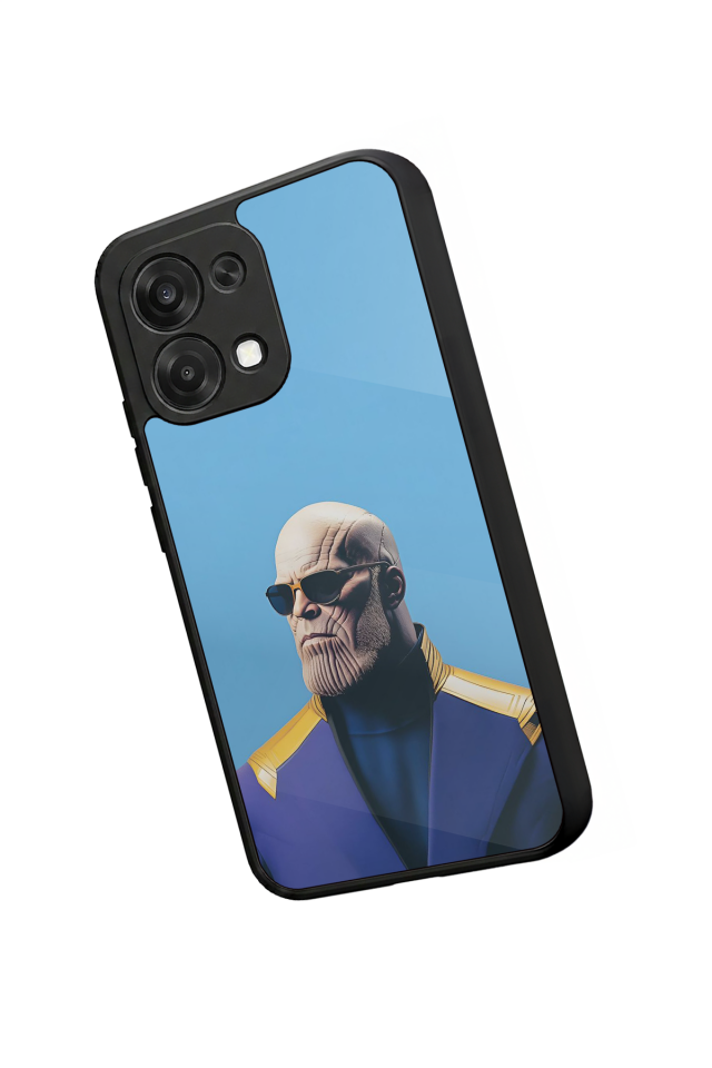 Oppo A6 Pro Uyumlu Thanos Tasarımlı Glossy Premium Kılıf