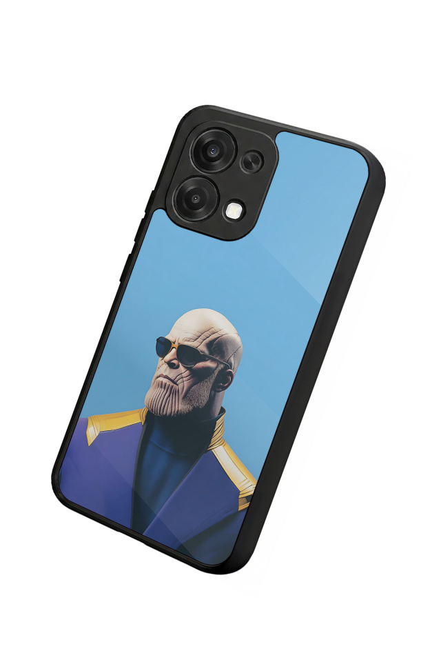 Oppo A6 Pro Uyumlu Thanos Tasarımlı Glossy Premium Kılıf