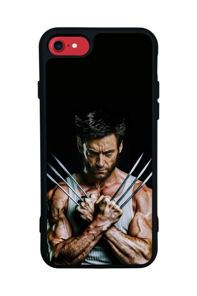 iPhone 8 Uyumlu Wolverine Tasarımlı Glossy Premium Kılıf