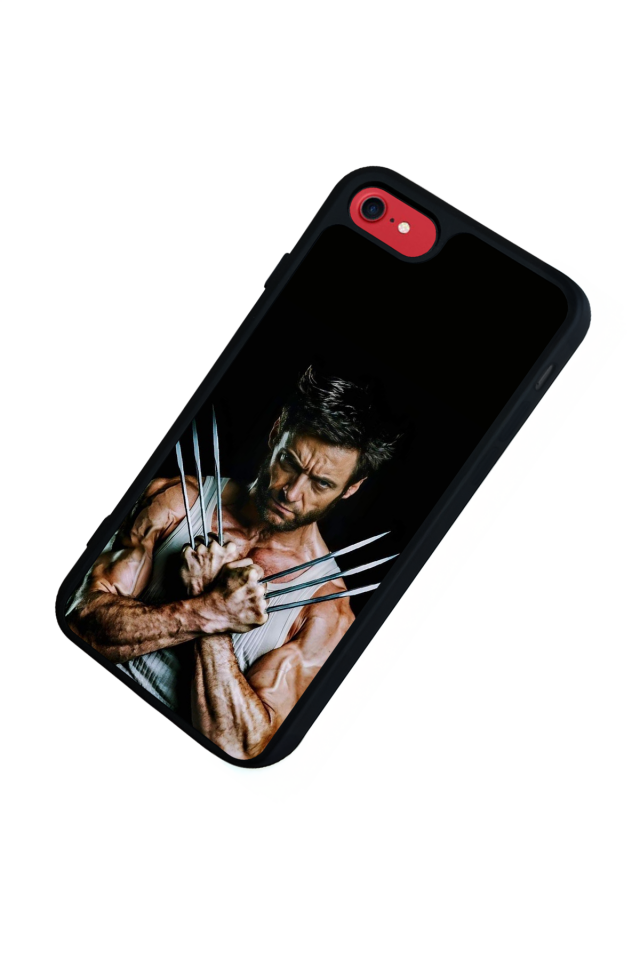 iPhone 8 Uyumlu Wolverine Tasarımlı Glossy Premium Kılıf
