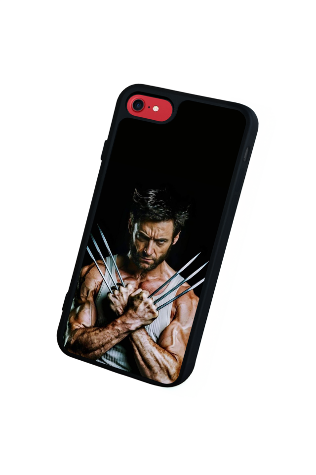 iPhone 8 Uyumlu Wolverine Tasarımlı Glossy Premium Kılıf