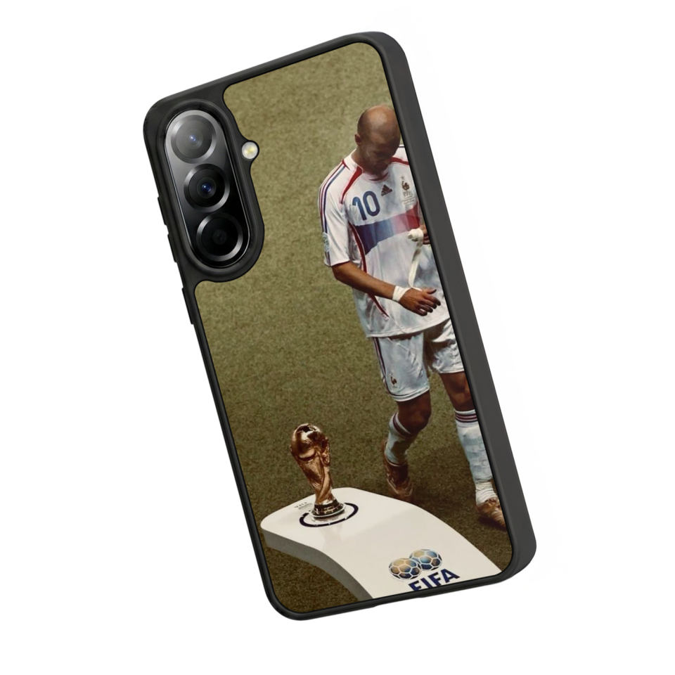 Samsung Galaxy A57 Uyumlu Zidane Tasarımlı Glossy Premium Kılıf