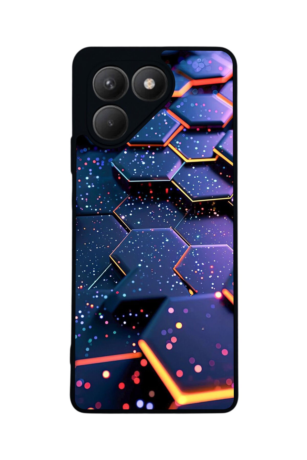 Tecno Pova 7 Mat Uyumlu Siyah Kılıf – Yumuşak Silikon, Koruyucu, Şok Emici Kapak