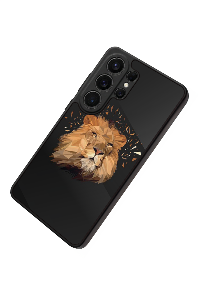 Samsung Galaxy S26 Ultra Uyumlu Aslan Tasarımlı Glossy Premium Kılıf