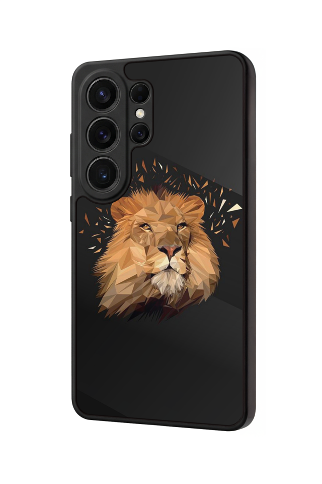 Samsung Galaxy S26 Ultra Uyumlu Aslan Tasarımlı Glossy Premium Kılıf