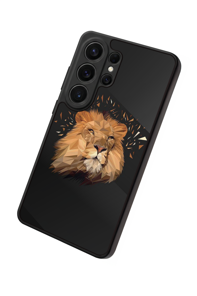 Samsung Galaxy S26 Ultra Uyumlu Aslan Tasarımlı Glossy Premium Kılıf