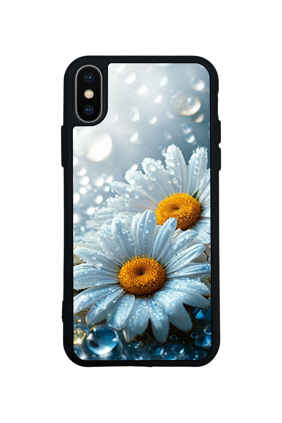 iPhone XS Max Uyumlu Cicek Tasarımlı Glossy Premium Kılıf