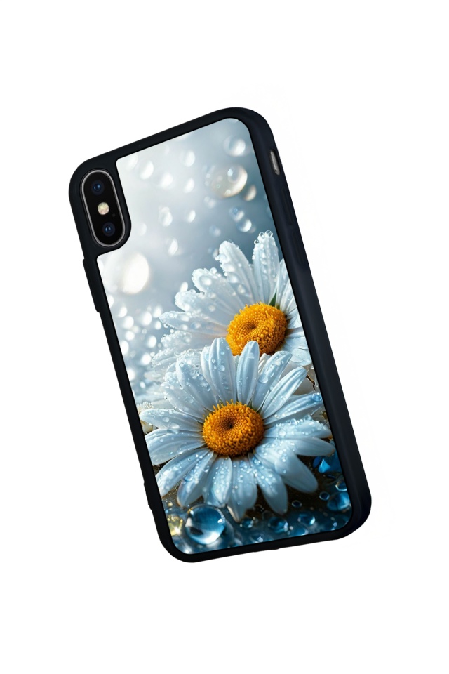 iPhone XS Max Uyumlu Cicek Tasarımlı Glossy Premium Kılıf