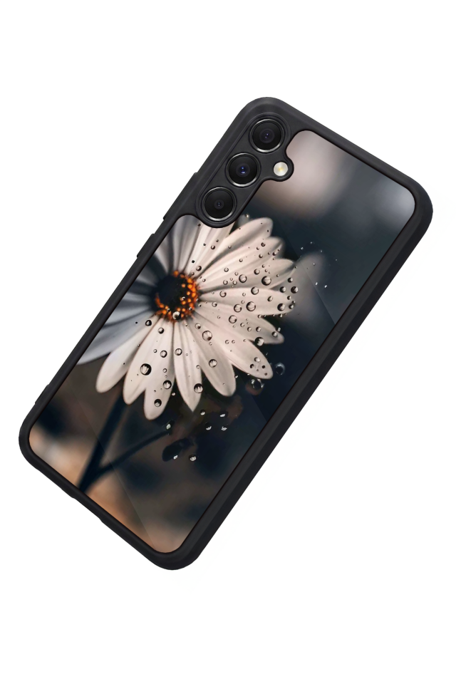 Samsung Galaxy A34 Uyumlu Cicek Tasarımlı Glossy Premium Kılıf