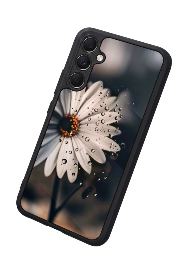 Samsung Galaxy A34 Uyumlu Cicek Tasarımlı Glossy Premium Kılıf