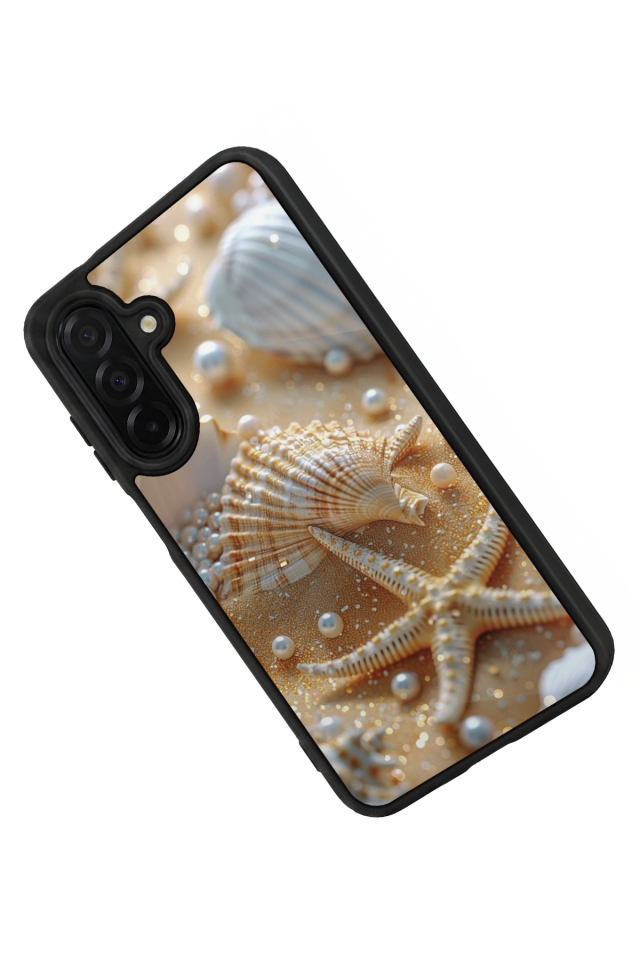 Samsung Galaxy A56 Uyumlu  İnci Tasarımlı Glossy Premium Kılıf