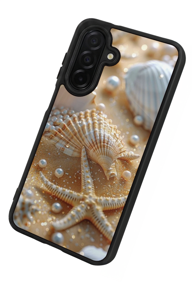Samsung Galaxy A56 Uyumlu  İnci Tasarımlı Glossy Premium Kılıf