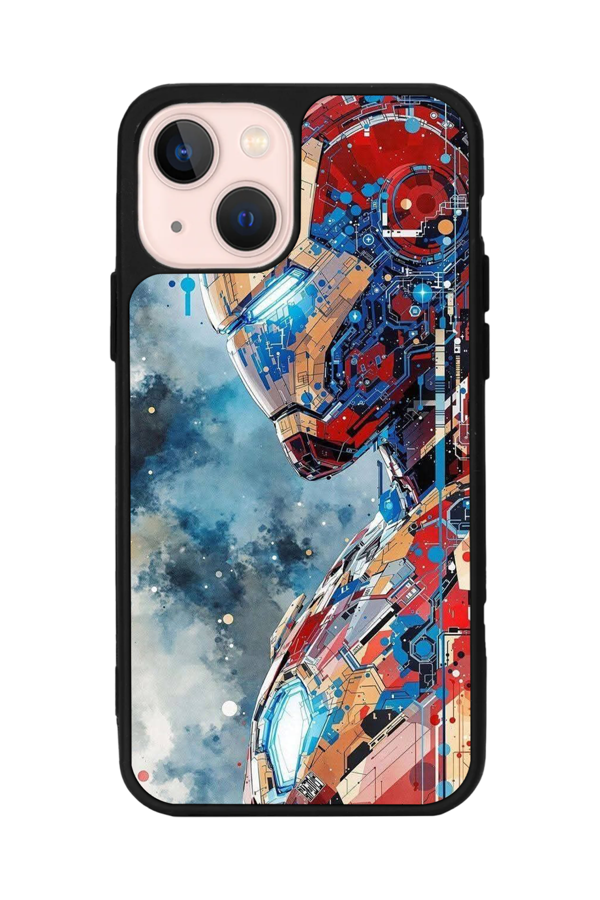 iPhone 13/14 Uyumlu Iron Man ( Demir Adam ) Tasarımlı Glossy Premium Kılıf