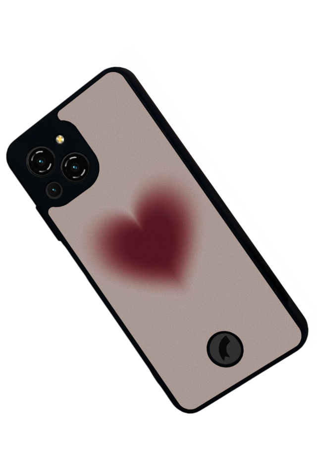 Reeder S23 Pro Max Uyumlu Kalp Love Tasarımlı Glossy Premium Kılıf