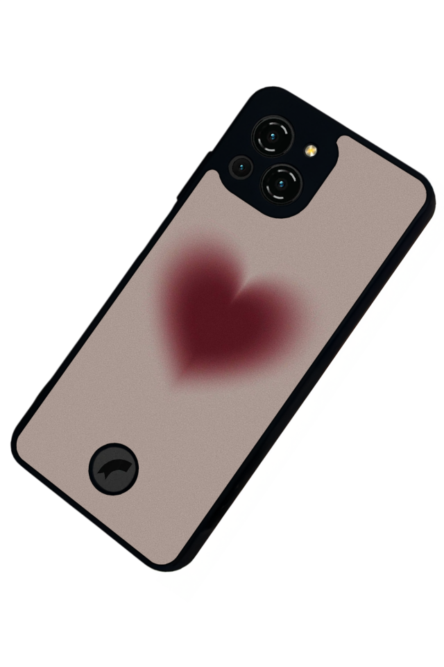 Reeder S23 Pro Max Uyumlu Kalp Love Tasarımlı Glossy Premium Kılıf