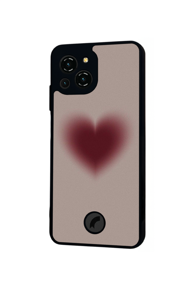 Reeder S23 Pro Max Uyumlu Kalp Love Tasarımlı Glossy Premium Kılıf