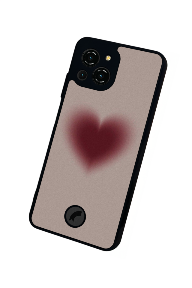 Reeder S23 Pro Max Uyumlu Kalp Love Tasarımlı Glossy Premium Kılıf