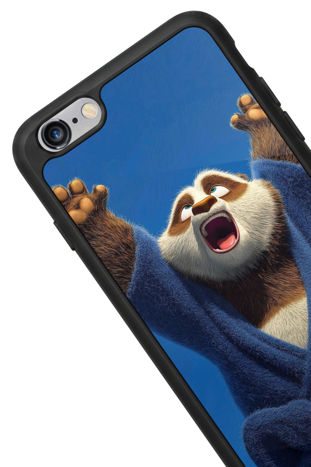 iPhone 6s Plus Uyumlu Kung Fu Panda Tasarımlı Glossy Premium Kılıf