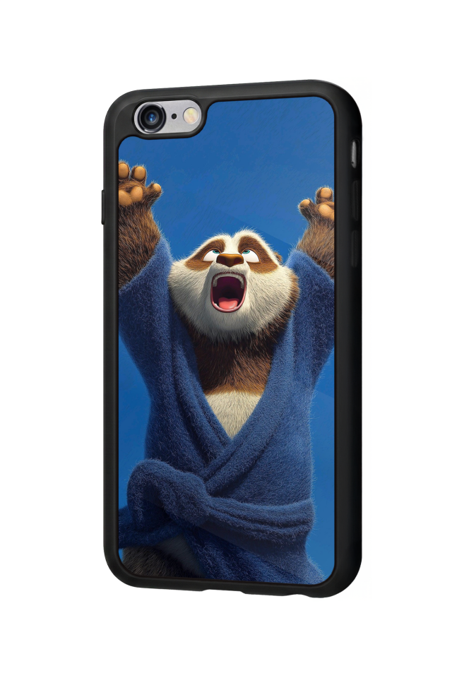 iPhone 6s Plus Uyumlu Kung Fu Panda Tasarımlı Glossy Premium Kılıf