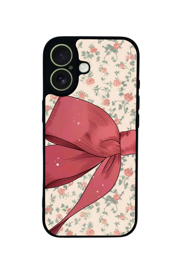 iPhone 17 Uyumlu Kurdele Tasarımlı Glossy Premium Kılıf