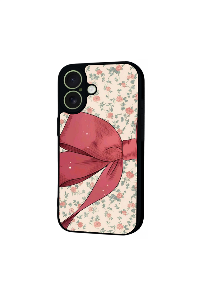 iPhone 17 Uyumlu Kurdele Tasarımlı Glossy Premium Kılıf