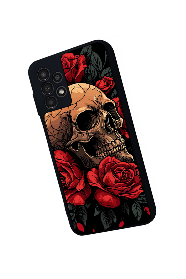 Samsung Galaxy A13 Uyumlu KuruKafa Tasarımlı Glossy Premium Kılıf