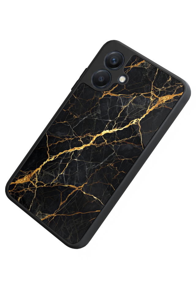 Samsung Galaxy A07 Uyumlu Mermer Marble Tasarımlı Glossy Premium Kılıf