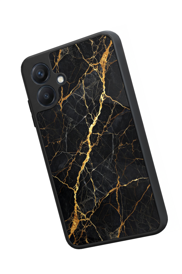 Samsung Galaxy A07 Uyumlu Mermer Marble Tasarımlı Glossy Premium Kılıf