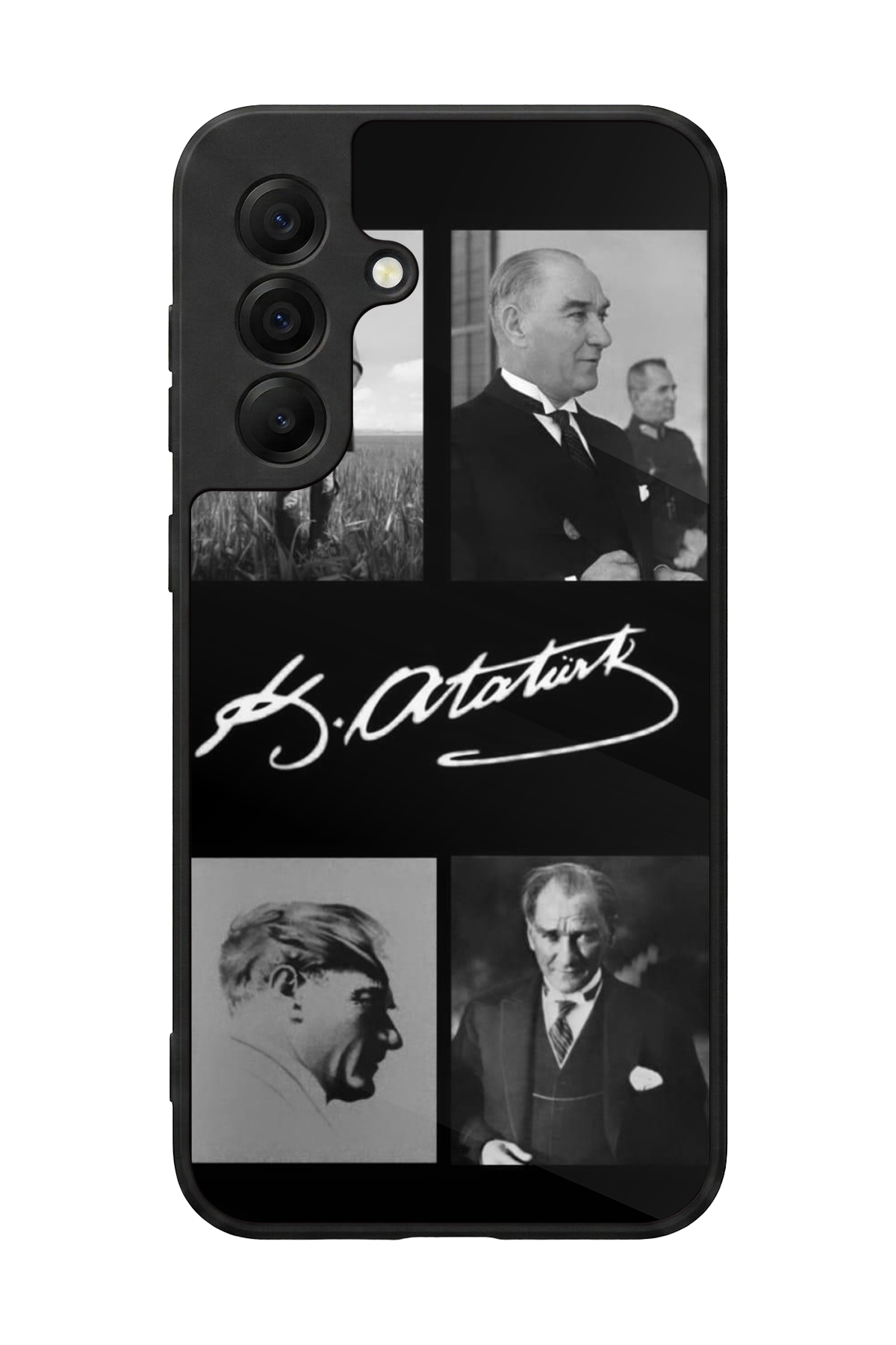 Samsung Galaxy A17 Uyumlu Mustafa Kemal Ataturk Tasarımlı Glossy Premium Kılıf