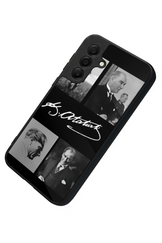 Samsung Galaxy A17 Uyumlu Mustafa Kemal Ataturk Tasarımlı Glossy Premium Kılıf