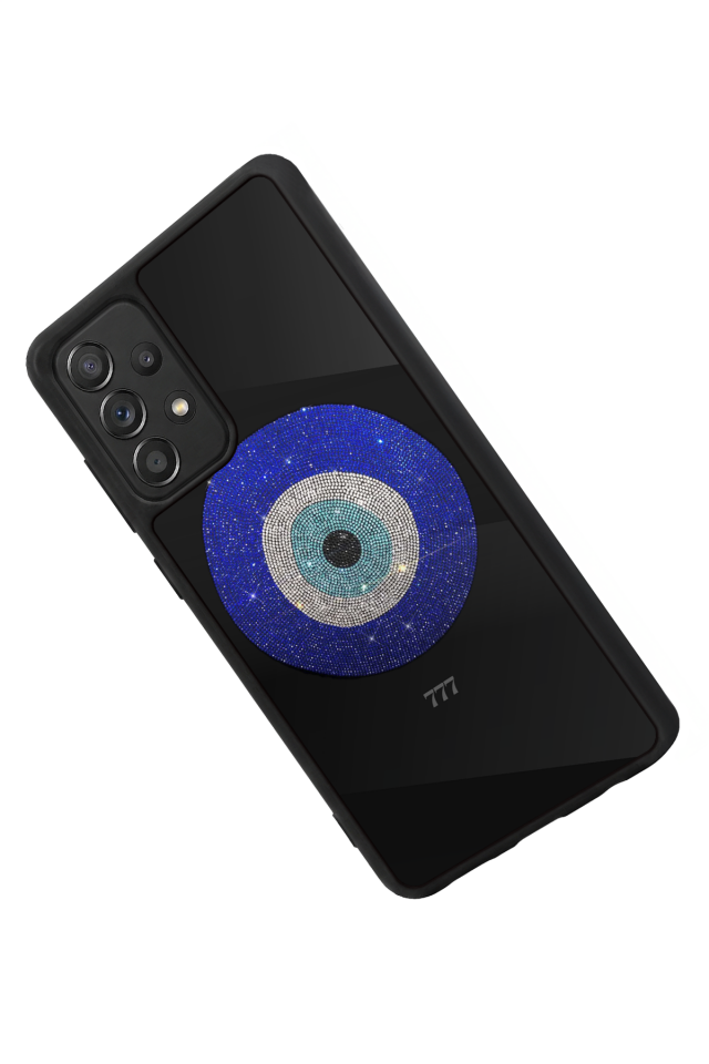 Samsung Galaxy A72 Uyumlu Nazar Tasarımlı Glossy Premium Kılıf