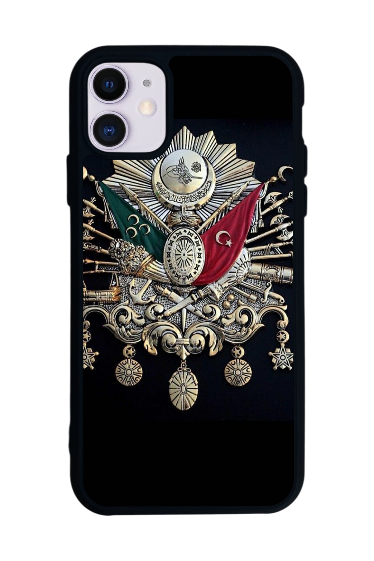 iPhone 11 Uyumlu Osmanli Tugrasi Tasarımlı Glossy Premium Kılıf