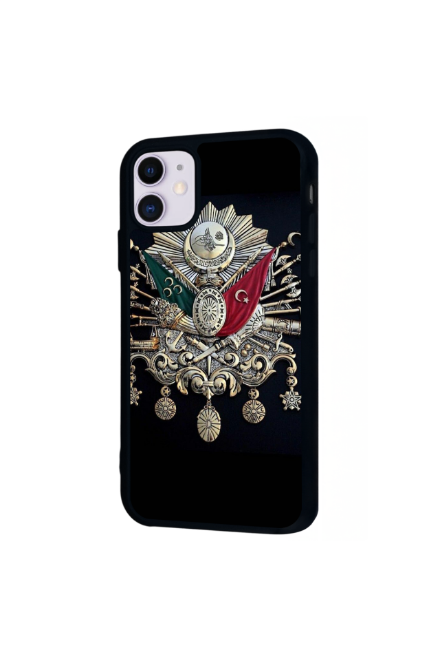 iPhone 11 Uyumlu Osmanli Tugrasi Tasarımlı Glossy Premium Kılıf