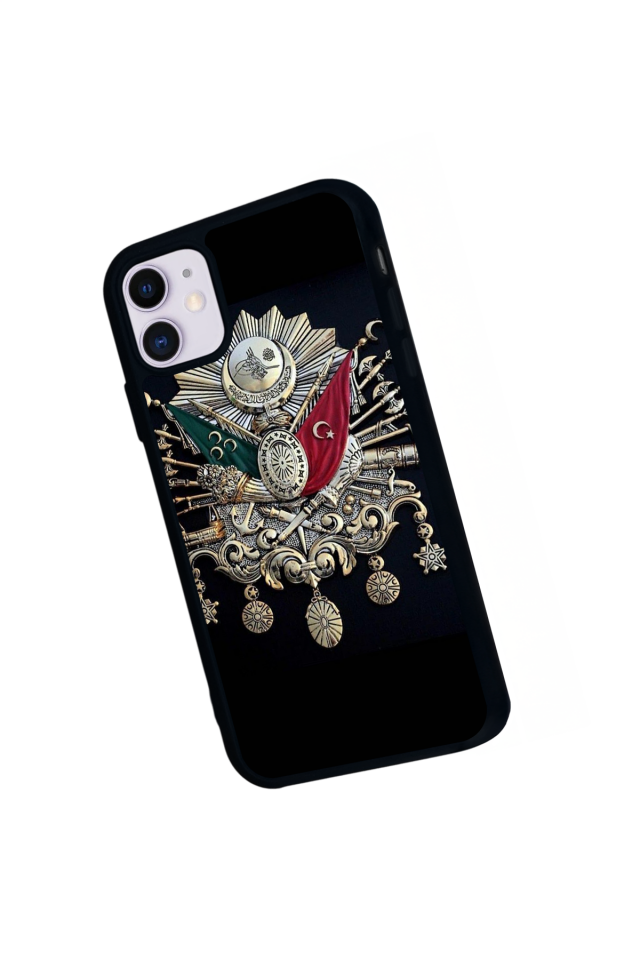 iPhone 11 Uyumlu Osmanli Tugrasi Tasarımlı Glossy Premium Kılıf