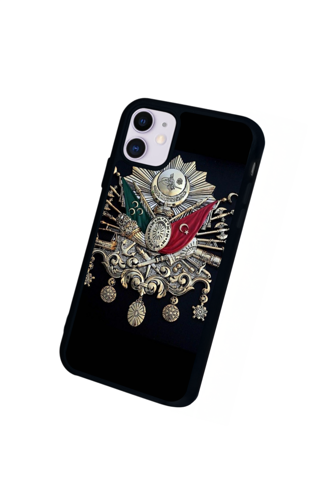 iPhone 11 Uyumlu Osmanli Tugrasi Tasarımlı Glossy Premium Kılıf