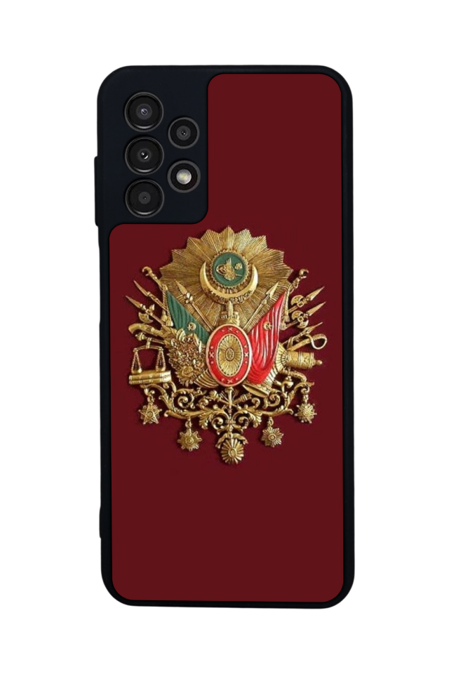 Samsung Galaxy A13 Uyumlu Osmanli Tugrasi Tasarımlı Glossy Premium Kılıf
