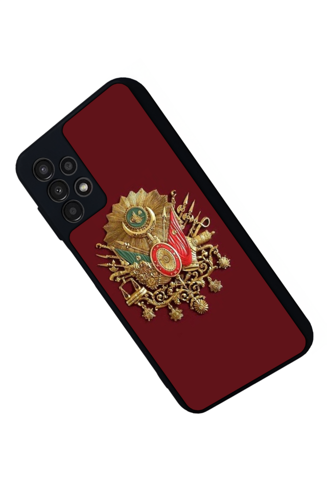 Samsung Galaxy A13 Uyumlu Osmanli Tugrasi Tasarımlı Glossy Premium Kılıf