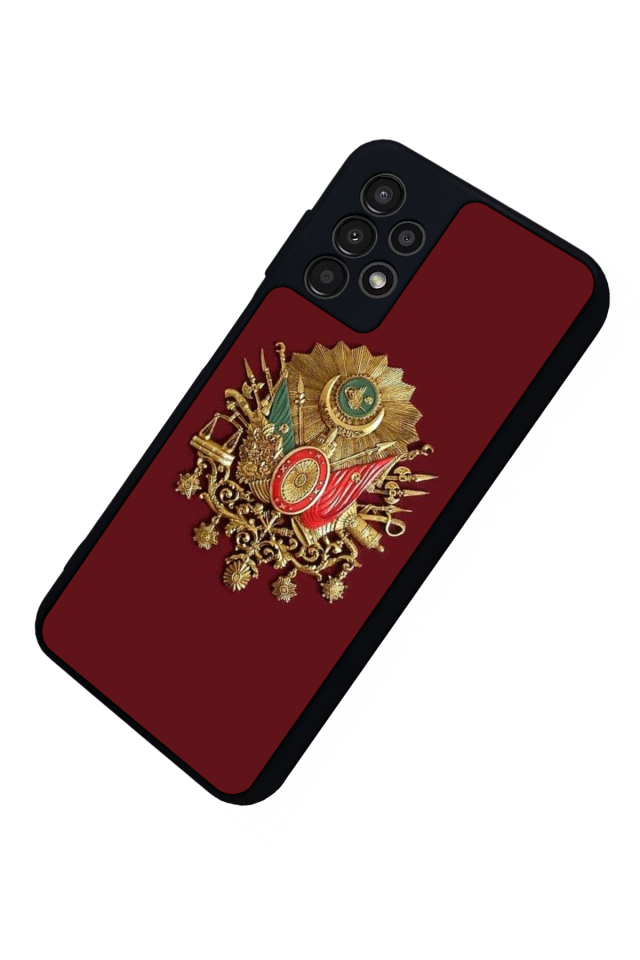 Samsung Galaxy A13 Uyumlu Osmanli Tugrasi Tasarımlı Glossy Premium Kılıf