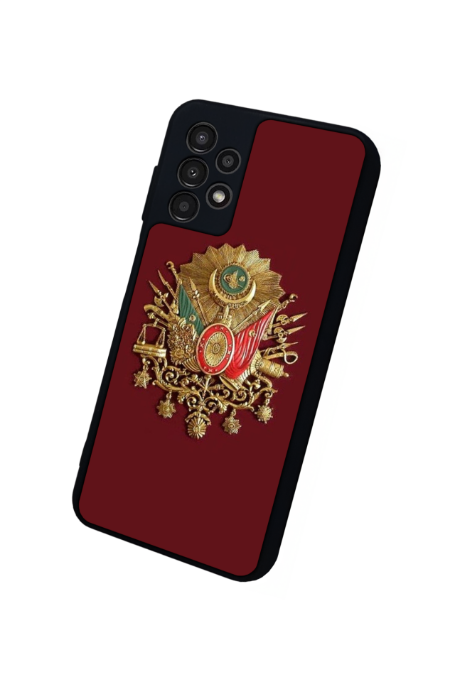 Samsung Galaxy A13 Uyumlu Osmanli Tugrasi Tasarımlı Glossy Premium Kılıf