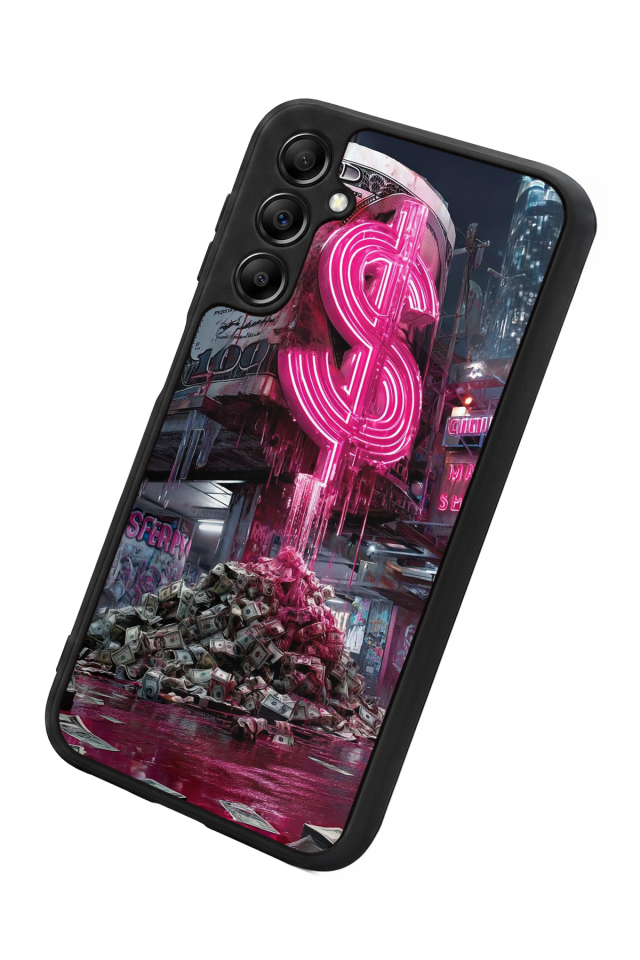 Samsung Galaxy A14 Uyumlu Para Tasarımlı Glossy Premium Kılıf