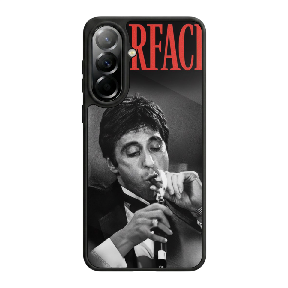 Samsung Galaxy A37 Uyumlu Scarface Tasarımlı Glossy Premium Kılıf