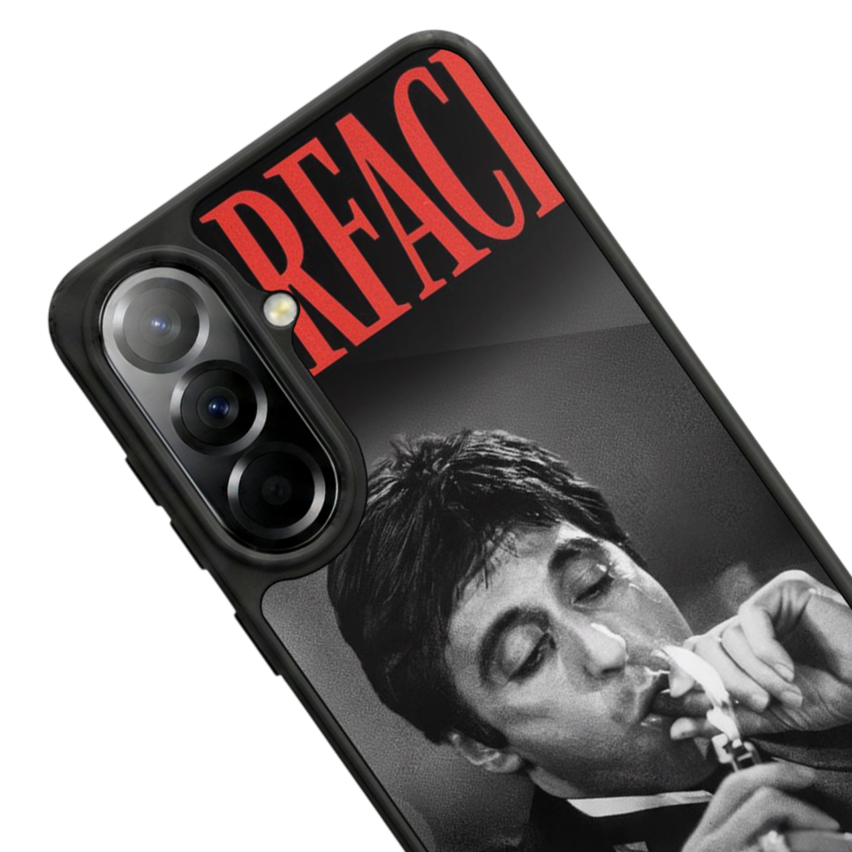 Samsung Galaxy A37 Uyumlu Scarface Tasarımlı Glossy Premium Kılıf