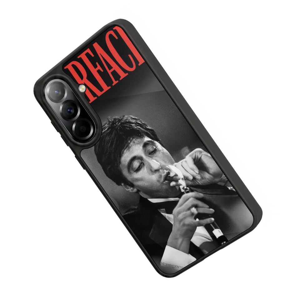 Samsung Galaxy A37 Uyumlu Scarface Tasarımlı Glossy Premium Kılıf