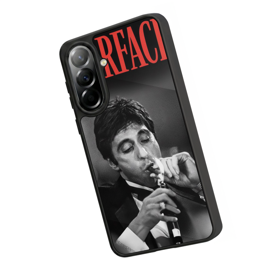 Samsung Galaxy A37 Uyumlu Scarface Tasarımlı Glossy Premium Kılıf