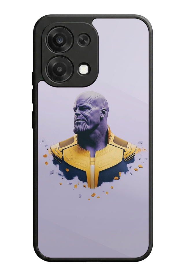 Oppo A6 Pro Uyumlu Thanos Tasarımlı Glossy Premium Kılıf