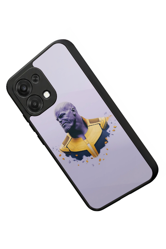 Oppo A6 Pro Uyumlu Thanos Tasarımlı Glossy Premium Kılıf
