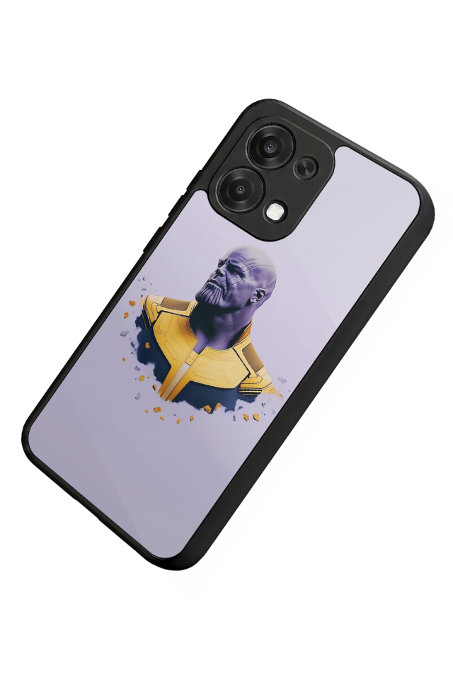 Oppo A6 Pro Uyumlu Thanos Tasarımlı Glossy Premium Kılıf