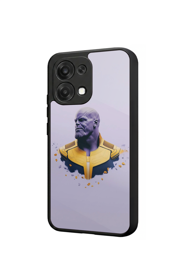 Oppo A6 Pro Uyumlu Thanos Tasarımlı Glossy Premium Kılıf