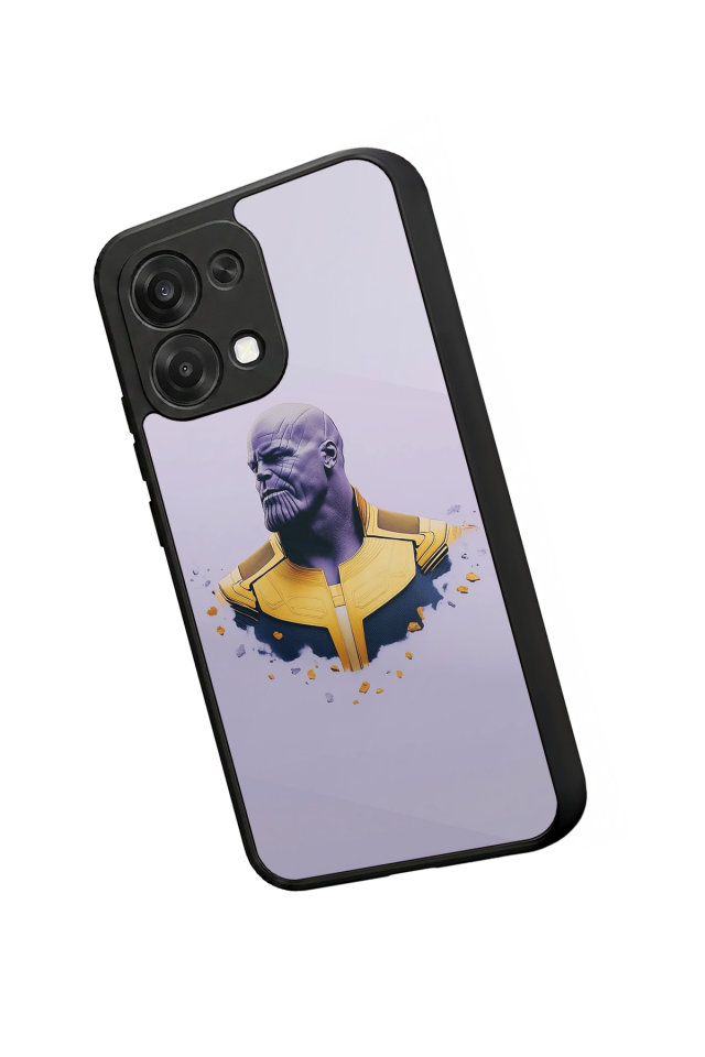 Oppo A6 Pro Uyumlu Thanos Tasarımlı Glossy Premium Kılıf